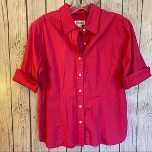 Talbots Petites Pink Blouse- Medium